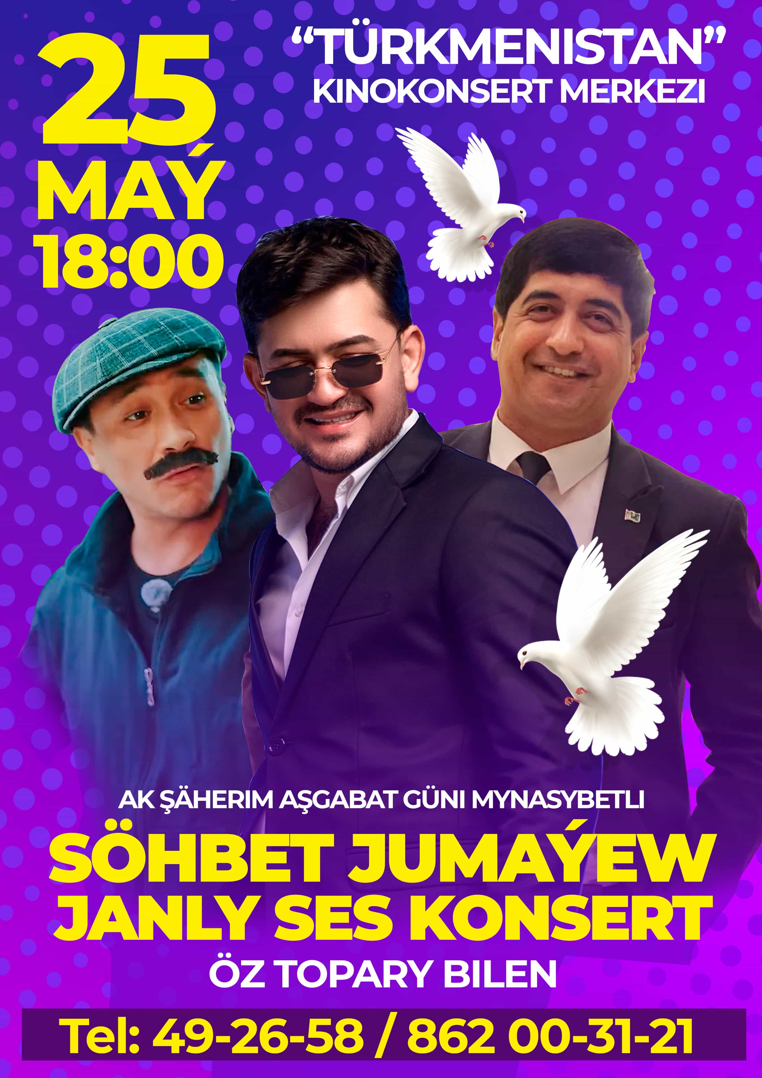 Söhbet Jumaýew - Öz topary bilen janly sesde konserti